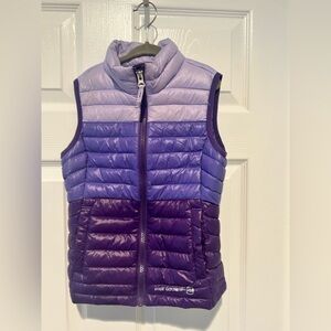 Girls Free Country XS 5-6 Ombré Purple Down Fill Puffer Vest Lightweight